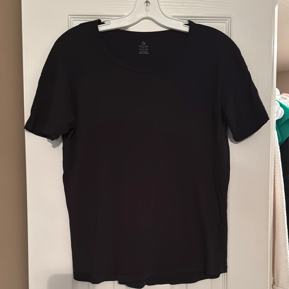 Aerie Black Short Sleeve Tee